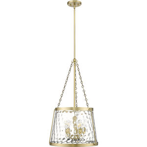 Adabella 5 Light 18.13 inch Vintage Brass Pendant Ceiling Light